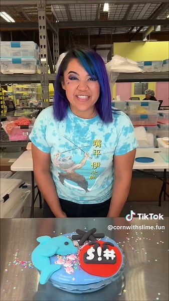 Replying to @nyny.raee I made a BAD WORD SLIME! 🤬 shop slimes at cornwithslime.com #cornwithslime #fyp #trending #slime #trend #viral #funny #tiktok #new #foryou #explore