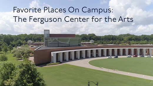 The Ferguson Center for the Arts is the home of Theater CNU, and one of Peyton’s favorite places on campus. Watch to learn more about everything the Ferguson Center has to offer students and the community. | Christopher Newport University