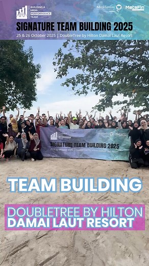 1.2K views | Two amazing days of laughter, challenges, and memories we’ll never forget!  Our Team Building 2025 at DoubleTree by Hilton, Damai Laut (25–26 Oct) was all about teamwork, sunshine, and good vibes only.  Big thanks to the company for organising such a fun and meaningful getaway — here’s to stronger bonds and even bigger wins ahead!  #TeamBuilding2025 #DamaiLaut #BetterTogether #WorkHardPlayHard | MediSavers | Facebook
