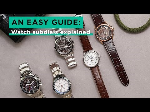 Watch subdials explained