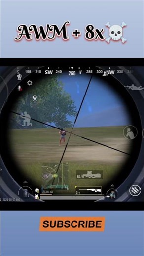 AWM+8x☠️☠️ #bgmi #gaming #pubgmobile #shorts #shortsfeed #viral #trending