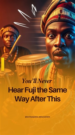 Old School Fuji and New School Fuji sound different, but the foundation is the same. Old School Fuji was heavier, more layered, and more percussive - talking drum, sakara, omele, agogo, all working like a full conversation. The rhythm carried the streets, the markets, the noise, and the human energy of Lagos. Modern Fuji uses more synths, keyboards and cleaner textures, so the sound feels lighter. But the DNA hasn’t changed - the call-and-response, the polyrhythm, the improvisation, the street p