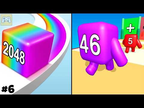 Jelly Run 2048 vs Level Up Numbers ✦ ASMR Gameplay Android iOS • 2048 Number Merge Race Games (6)