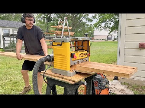 Building Unique Butcher Block Countertop Using Old Reclaimed Pine