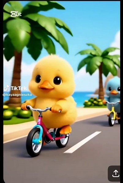 Ducks on a Colorful Bicycle Adventure! 🦆🚴‍♂️🌴 Watch these adorable ducks ride colorful bikes along a sunny ocean road with palm trees! Fun, 3D, and full of cheerful vibes! #CuteDucks #3DAnimation #BicycleAdventure #OceanVibes #FunShorts #AnimatedDucks #TropicalRide #ColorfulBikes #Playful #TikTokShorts