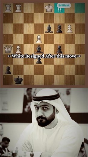 Saleh Salem Immortal Queen Sacrifice 🇦🇪✨ 3 BRILLIANT MOVES 🔥 #chess #salem #chesstactics #shorts