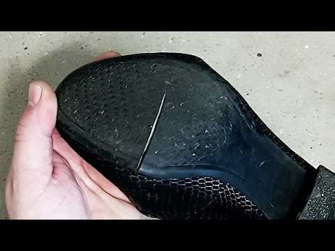 Repairing a cracked sole without replacing the sole