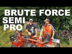 FIREWOOD SPLITTER - BRUTE FORCE Semi-Pro Wood Splitter
