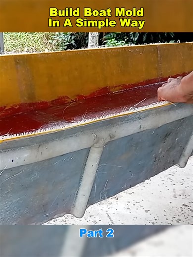 Build boat mold in a simple way Part 2