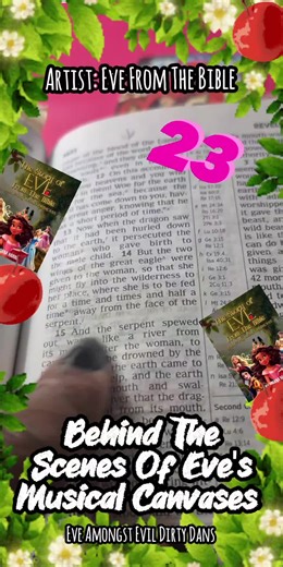 Behind The Scenes Of Eve's Musical Canvases: Eve Amongst Evil Dirty Dans Hello I am Eve From The Bible. Order My Book: The Story Of Eve From The Bible I Am Every Disney Princess off Amazon to learn how I found out!!! Search Eve's Musical Canvases on YouTube and Tik-Tok Today