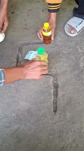 Oil 🛢 challenging game video #funny #reels #shorts #short #viral #challenge #trending