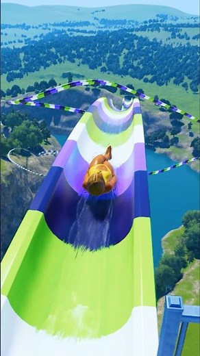 This Water Slide is Completely Uncontrollable 😴🤯 | Planet Coaster 2