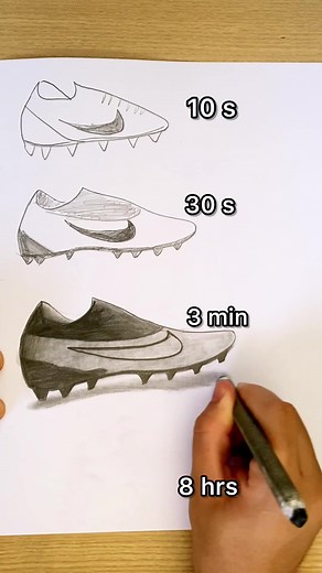 Desenhando Chuteira do Neymar - Drawing Nike Soccer Cleats
