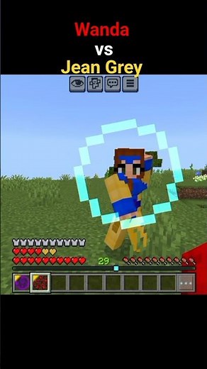 Wanda vs Jean Grey #minecraft #marvel