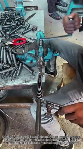 Master Spring Manufacturing with Manual Lathe Coiling for Custom Hardware