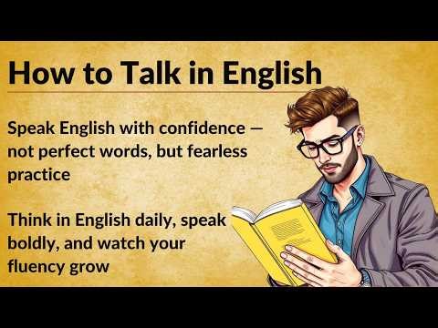 How to Talk in English || Graded Reader || Improve Your English Through Stories