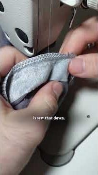 Easy Method for a T Shirt Hem