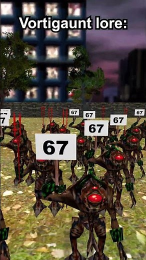 Vortigaunt lore 67 🥰😂 / Half Life #shorts #funny #animation #memes #halflife