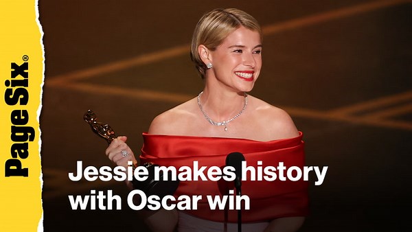 Jessie Buckley becomes first Irish winner of Best Actress at 2026 Academy Awards