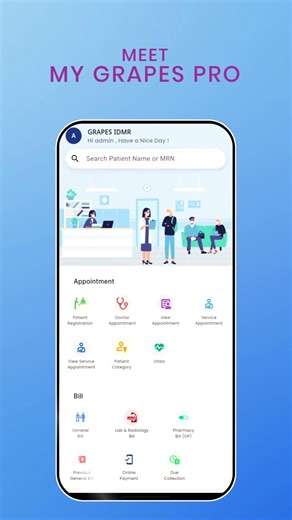 My Grapes Pro: Complete Hospital at Your Fingertips | Your Hospital, Now in Your Pocket