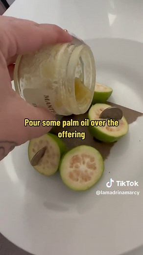 Elegua Abundance Ritual with Guavas and Palm Oil