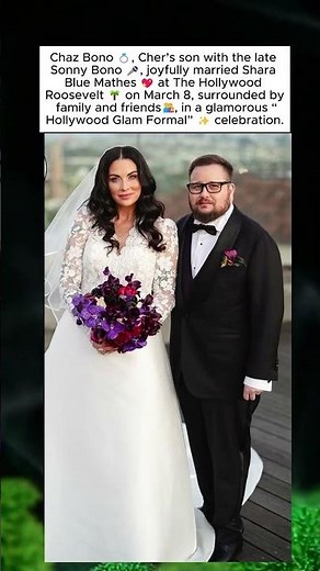 Chaz Bono Marries Shara Blue Mathes in Hollywood Glam Wedding