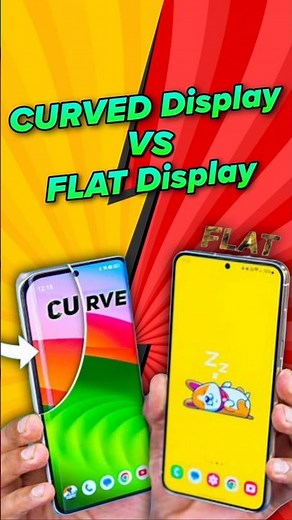 CURVED vs FLAT Display: Which One is Better? 🤔🔥