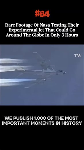 HistoryVerse on Instagram: "The X-43A was a small unmanned aircraft built to prove scramjet engines could work in real flight. In 2004, after being boosted by a rocket at nearly 100,000 feet, it ignited its scramjet and reached Mach 9.6, becoming the fastest air-breathing aircraft ever flown."