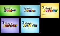 Mix of 6 videos from youtube : all disney jr bumpers in order  (real)