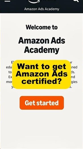 Become Amazon Ads Certified - Free & Easy #ppc #shorts #amazon