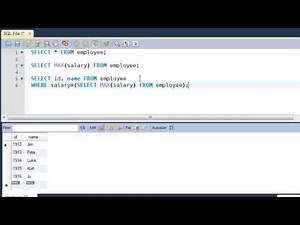 SQL Tutorial - 54: Subqueries in SQL Video Lecture | Microsoft SQL for Beginners - Database Management
