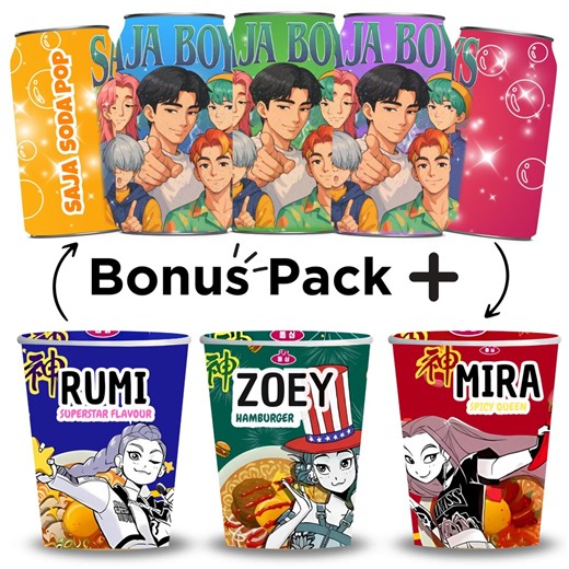 Kpop Party Bundle , Huntrix Kpop Ramen Cup Noodle Labels   Saja Boys & Huntrix Soda Pop Can Label , Kpop Demon Hunters Party Decor Printable - Etsy