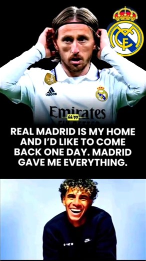 Luka Modrić: “Real Madrid Is My Home… I Would Like to Come Back” 🤍⚽