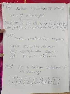 business statistics for bcom ou 4 semester model paper 1#exam 2026 #bcom