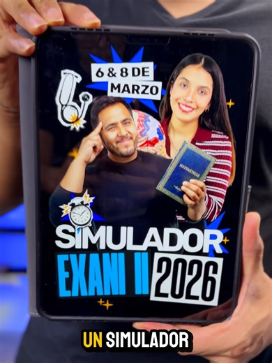 🎯 Descubre si estás listo para el EXANI II con este simulador. Este 6 y 8 de marzo participa en el Simulador EXANI II en vivo y practica con 72 reactivos tipo examen. 📚 Áreas: Matemáticas, Redacción Indirecta, Premedicina y Ciencias de la Salud. 🎁 Incluye: 📘 eBook con ejercicios 🖥️ Simulador en tiempo real 🎥 Acceso directo al en vivo 👉 Link de registro en el perfil.