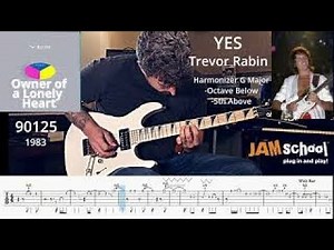 Yes Owner of a Lonely Heart Guitar Solo Trevor Rabin (With TAB)
