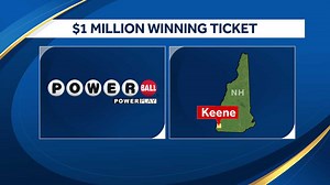 $1 million winning Powerball ticket sold at New Hampshire store
