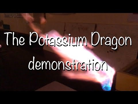 POTASSIUM FLAME TESTS (THE LILAC DRAGON DEMONSTRATION)