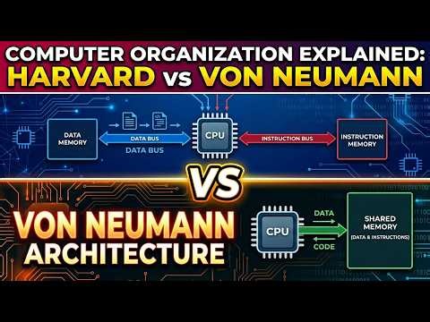 Harvard Architecture Explained | Harvard vs Von Neumann Architecture | Computer Organization