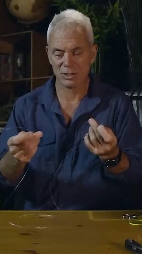 Jeremy Wade demonstrates how to tie a Blood Knot 💪 #fishing #angler #howto | River Monsters Global