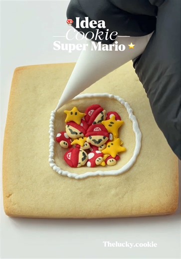 Super Mario Cookie Decorating Ideas with Icing Recipe