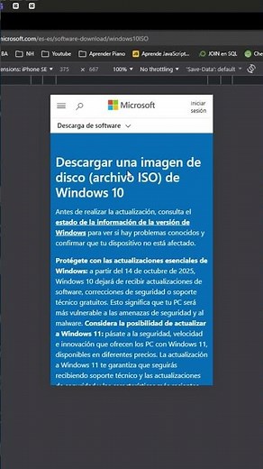Truco Oculto: Descargar la ISO de Windows 10 Oficial Fácil 🚀