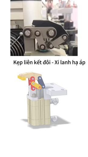 614K views · 2.7K reactions | How it work: clamp with cylinders #howitmade #automation #mechanical #chetaomay | Mechanical and Automation Systems | Facebook