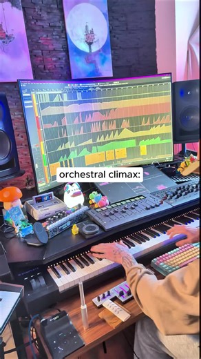 orchestral climax of a trailer soundtrack i produced and composed in early 2019 - it was one of my first paid gamemusic productions. The game was never released, but that happens to most of the early indie game projects tbh. It was all about having some fun and becoming a better composer. There's nothing more valuable than actually working with other people, to polish your communication, file structure, game OST concept crafting skills and SO much more of this hyper valuable soft/hard skills bes
