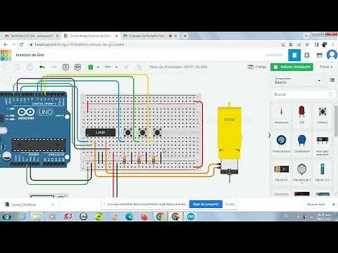Inversor de Giro Motor DC con Arduino