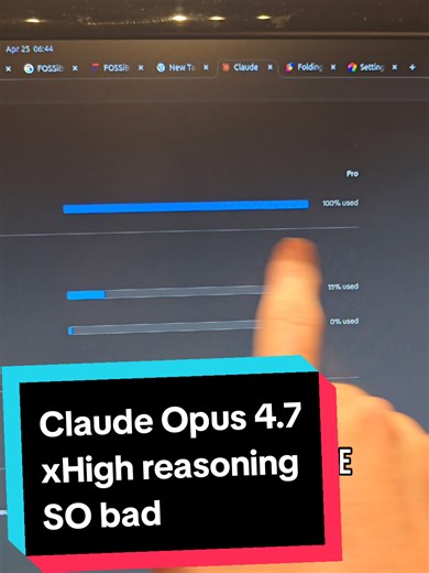 Claude 4.7 is so bad. #TechMakesArt #claude #anthropic #claudecode #codex