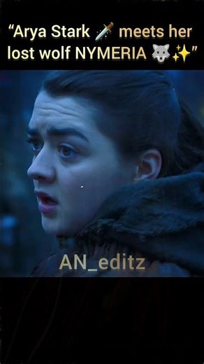 “Arya Stark 🗡️ Meets Naimara 🐺 | The Lost Wolf Returns ✨”#AryaStark #Naimara #WolfReunion