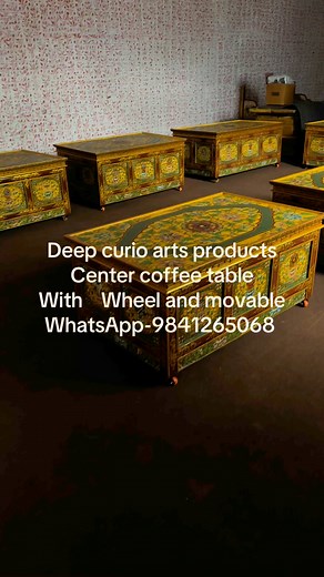 166 reactions · 11 comments | Tibetan furniture handmade center table with wheel and movable worldwide cargo courier service !!! | Deepak Amgai | Facebook