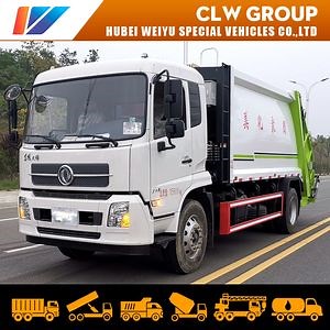 [Hot Item] Dongfeng 15 Cbm 4*2 Self Compressing Garbage Compactor Truck Refuse Collection Truck