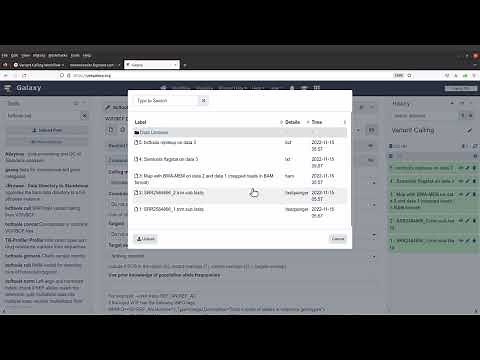 galaxy tutorial variant calling with bcftools